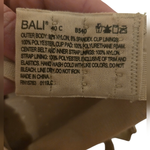 🩲Nwt Beauty by Bali comfort bra 40C - Picture 6 of 7